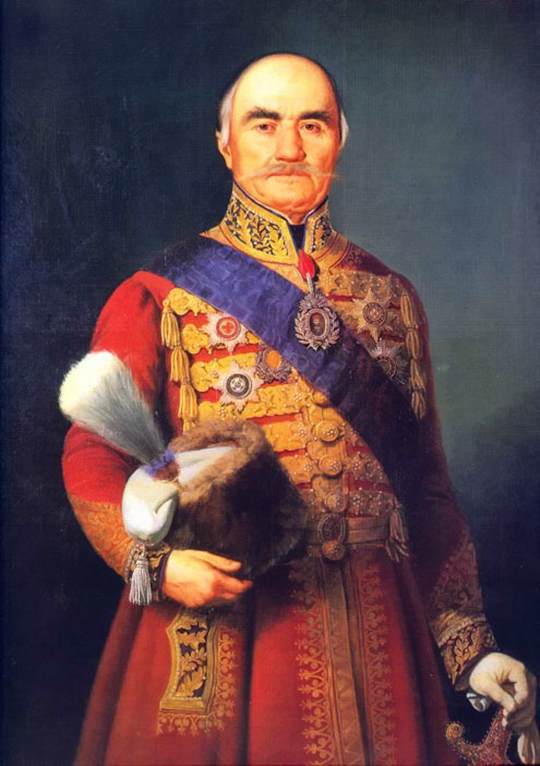 Кнез Милош у Бечу 1848. године